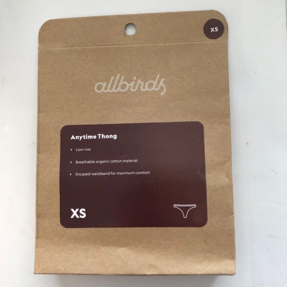 allbirds Anytime Thong XS in Natural in Botanic Red
